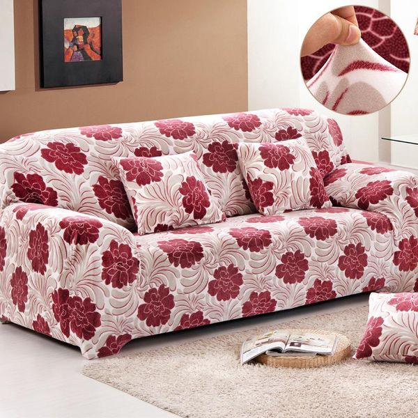 

chair covers warm plush sofa cover solid elastic stretch winter thick couch slipcovers for living room 1/2/3/4 seater