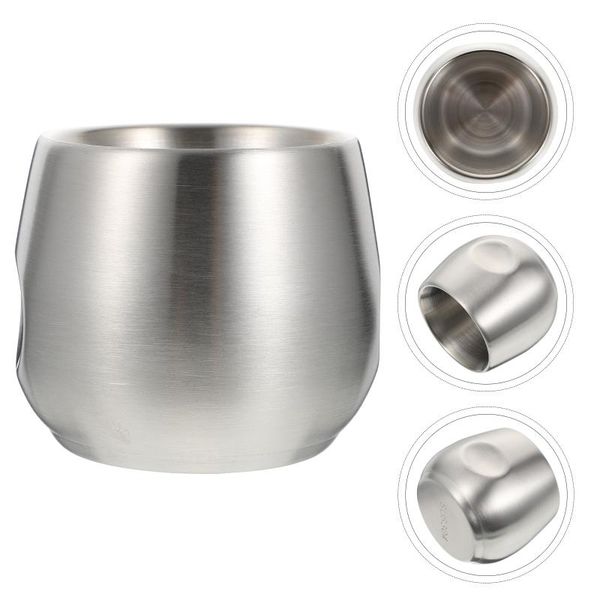 

mugs 1pc stainless steel coffee cup water mug rustproof double wall