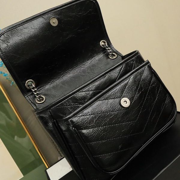 

sacs Ã Ã©paule de designer de luxe niki portefeuille pliable sac Ã main en cuir retro sacs de messagerie en cuir