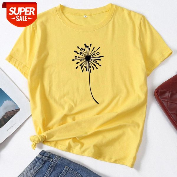

loose dandelion women's bottoming shirt short-sleeved t-shirt #ba9f, White