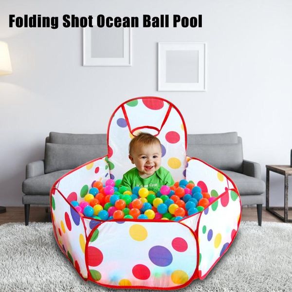 

baby kids play tent indoor playhouse game pool toys with 25pcs ocean balls
