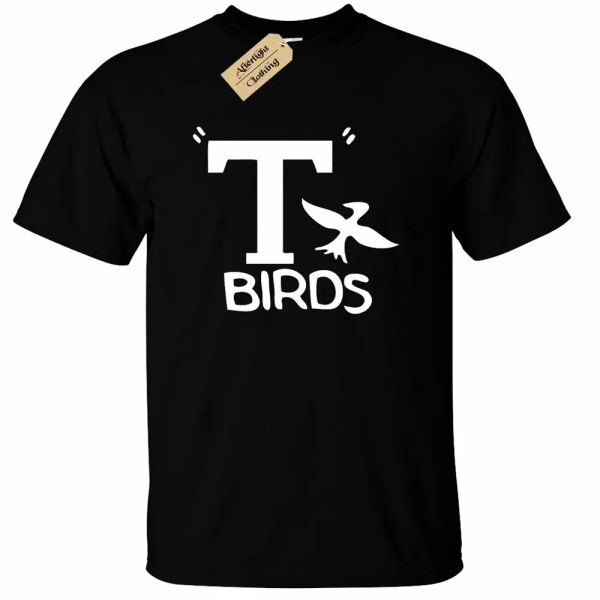 

t birds grease costume t-shirt man, White;black