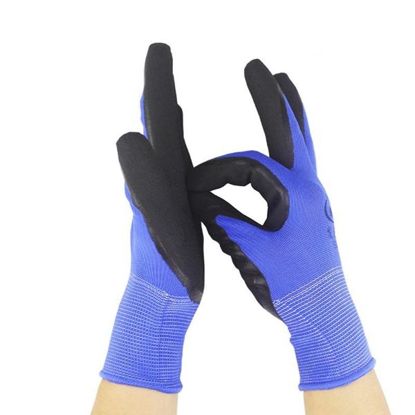 

disposable gloves 1 pair of garden dipped for easy digging and planting safety fishing work