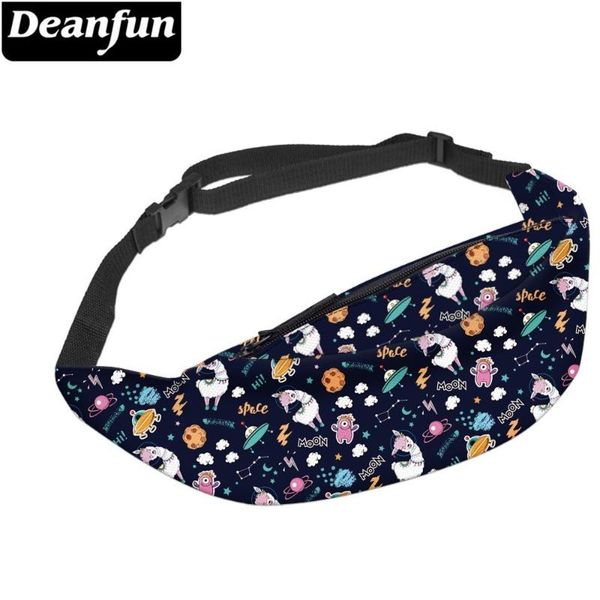 

waist bags deanfun waterproof space llama fanny pack for women belt bag hip bum with adjustable strap drop yb-49