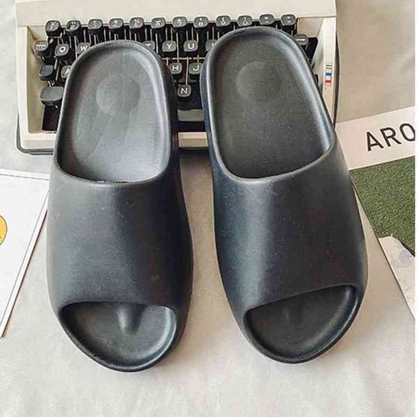 

yeesy slide women men slippers desert sand bone resin sandal bench foam runner sneakers indoor outdoor brown football basketball soccer soot, Black