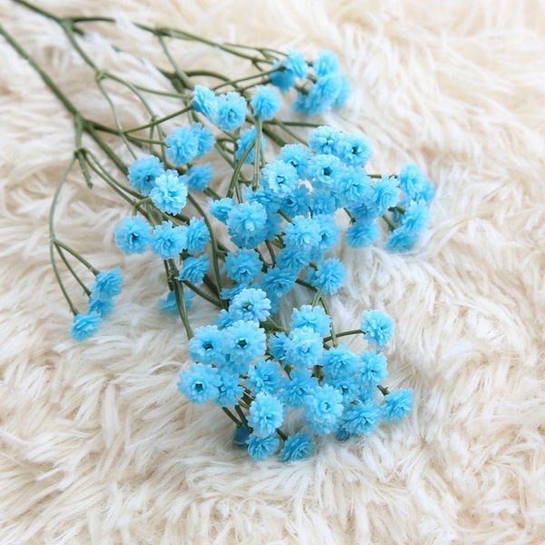 

artificial faux flower gypsophila soft glue wedding/home decoration festival decorative flowers & wreaths