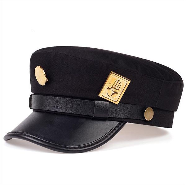 

pure cotton fashion beret leather hat brim gold palm navy hats solid color casual cap trend dad outdoor caps, Blue;gray