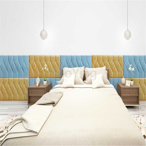 

wall stickers living room decoration bedroom children's tatami anti-collision soft bag 3d waterproof wallpaper