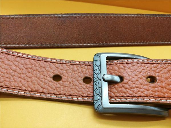 

leather luxury belt men's jeans casual pin buckle belts, Black;brown