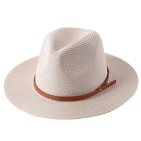 

wide brim hats women's sun hat, foldable panama british proof straw lady jazz beach hat, Blue;gray