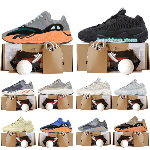 

yeesy yezzys 500 running shoes enflame taupe light clay brown kanye 700 v2 wash orange cream static inertia runner mens sports sneakers wome