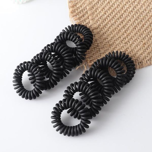 

hair accessories 10pcs elasticity rubber band headdress girl headband anti-telephone line bands ring korean headwear, Slivery;white