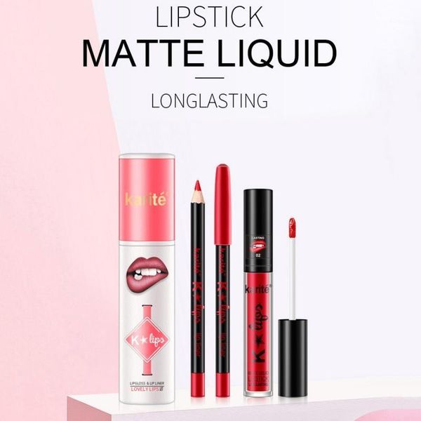 

non-stick cup lip glaze + liner combination matter pencil tint tattoo stain makeup waterproof nude pen gloss cosmetic p11