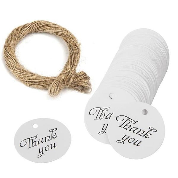 

white gift tags thank you paper for wedding decoration baby shower christmas label party wrap
