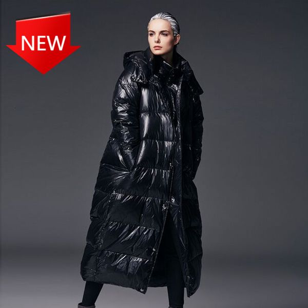 

coats winter down female coat thick plus size 5xl, Tan;black