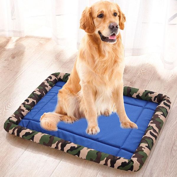 

kennels & pens 2021 arrive pet bed dog warm pad winter mat striped products small medium large big sized kennel waterproof nest