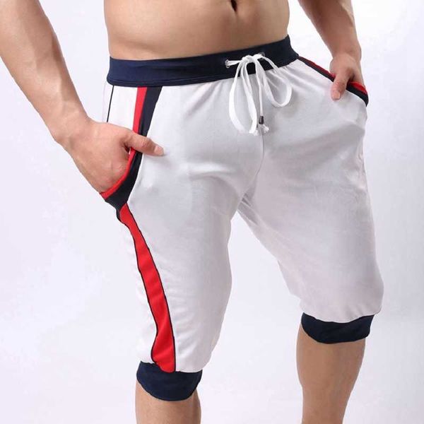 XXL Marca Homens Shorts Algodão Beach Boxer Sexy Wear Baseball Designer Trunks FX1023 210714