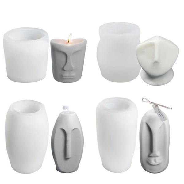 

craft tools human face candle mold diy scented handmade soap making supplies