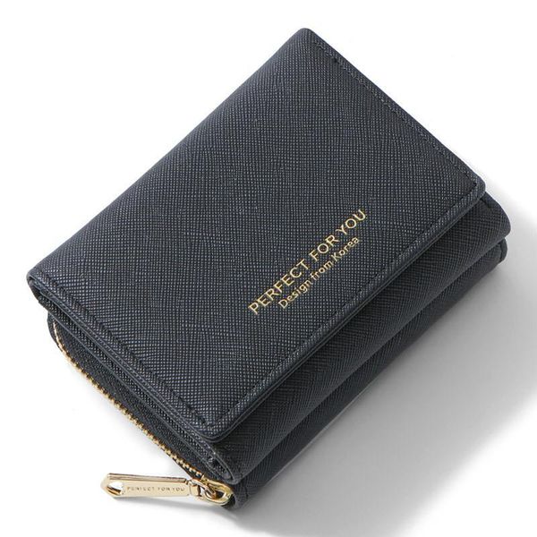 

wallets brand sac women wallet slim matte leather card holder coin pocket designer female small purse portfel carteras, Red;black