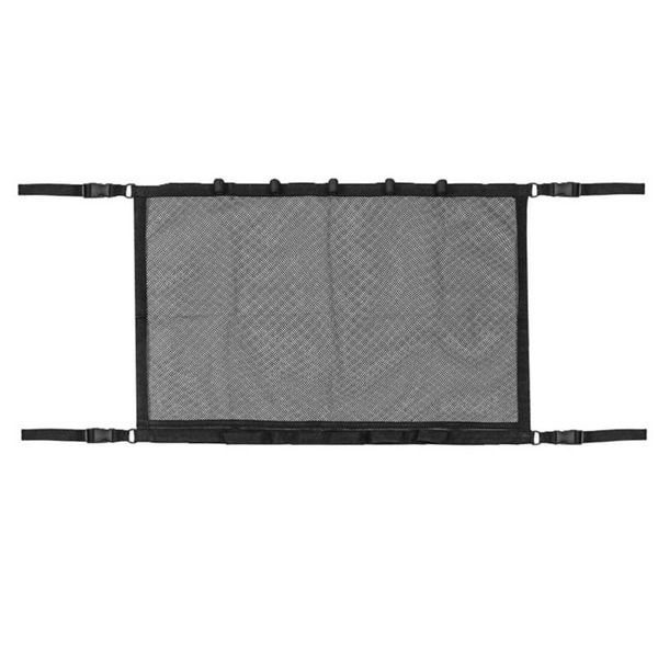 

car organizer ceiling cargo net pocket adjustable roof mesh bag durable sundries storage netting universal for suv truck