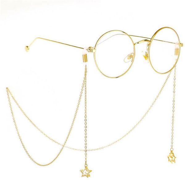 

sunglasses frames fashion pearl reading glasses chain eyewears cord holder neck strap rope necklace eyeglass string lanyard, Silver