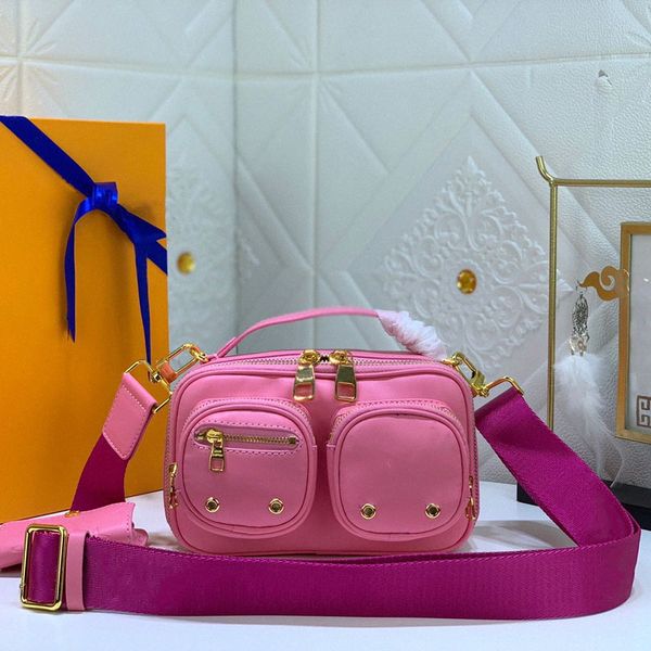 

utility crossbody 2set designer waist bag belt messenger bags monograms embossed handle handbags multiple zipped pockets coin purse [with bo