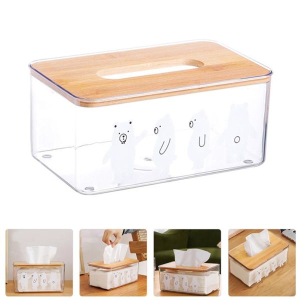 

1pc household napkin box decorative tissue case living room storage boxes & napkins