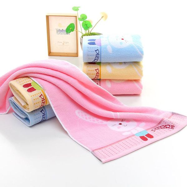 

towel cotton 32 cartoon face fashion and simplicity 75cm*35cm facecloth soft handle good air permeability gift washcloth