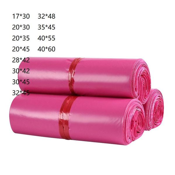 

storage bags plastic mailer envelope courier bag poly mailing pink packaging parcel