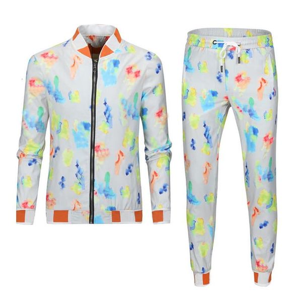

mens running tracksuit sweat suits sports suit men hoodies jackets tracksuits jogger jacket pants sets sporting track sportswear l002, Gray