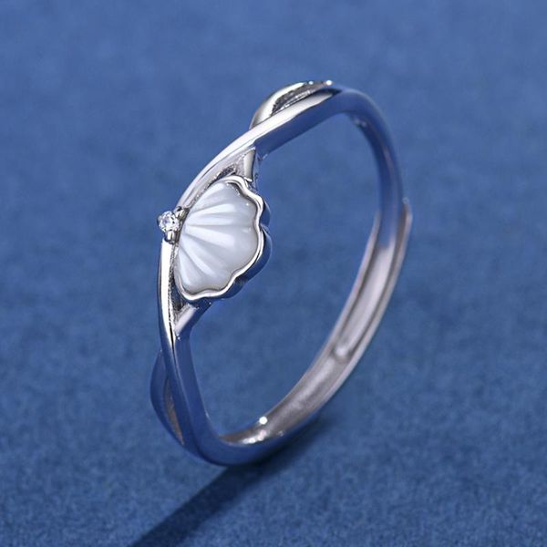 

cluster rings junli original guardian yibeizi s925 sterling silver couple a pair of korean personality niche design ring, Golden;silver