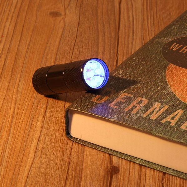 

flashlights torches mini detection 9 led uv ultra violet blacklight torch light lamp 1 mode