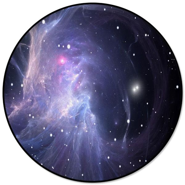

carpets starry sky universe purple black carpet for living room children bed floor round home decor rugs soft mat