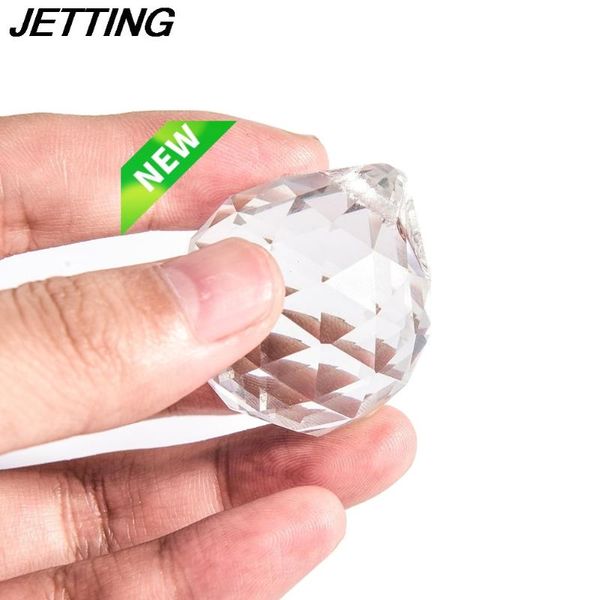

clear 20/30/40mm crystal ball prism faceted glass chandelier parts hanging pendant home decor