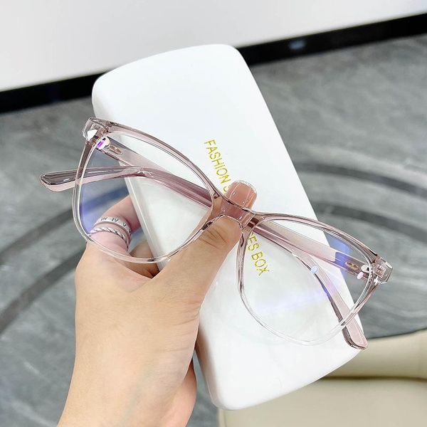 

sunglasses blue light blocking glasses women 2021 vintage optical eyeglass men computer eyewear lunette gafas frame gaming eye, White;black