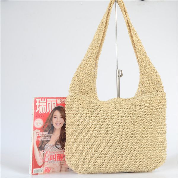 

rattan capacity designer wicker 2021 simple fashion trend solid color straw beach bag sweet lady japanese and korean style, Black;red