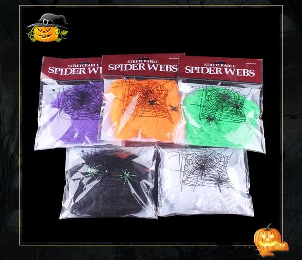 

terror spider 20g of 2 cotton spider halloween decorations for halloween costumes prop trick toy halloween haunted house decoration