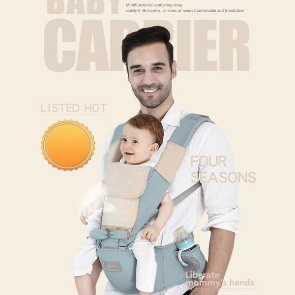 

carriers, slings & backpacks baby carrier ergonomic born waist stool infant kids backpack hipseat sling kangaroo wrap for travel holding