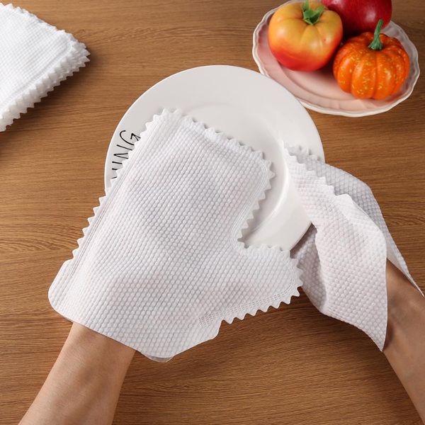 

disposable gloves 10/20pcs fish scale cleaning duster for household window grooves glass kitchenware floor desk drop