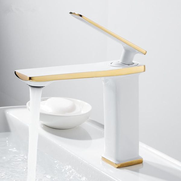 

basin faucet gold bathroom mixer tap brass and cold sink faucets