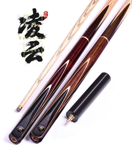 

economic type omin lingyun 3/4 snooker cue stick handmade billards with case 9.5mm/10mm tip optional ash shaft solid wood bubilliard cues bi