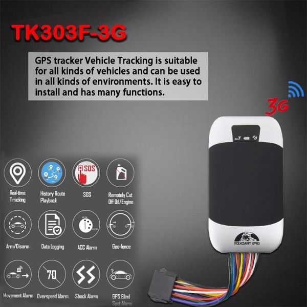 

car gps & accessories real-time tracking mini 3g wcdma gps303f-3g vehicle tracker trackerhome application of waterproof cut off fuel