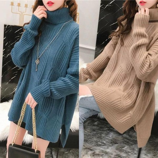 

women's sweaters women turtleneck pull jumpers european casual twist warm pullovers female oversized sweater, White;black