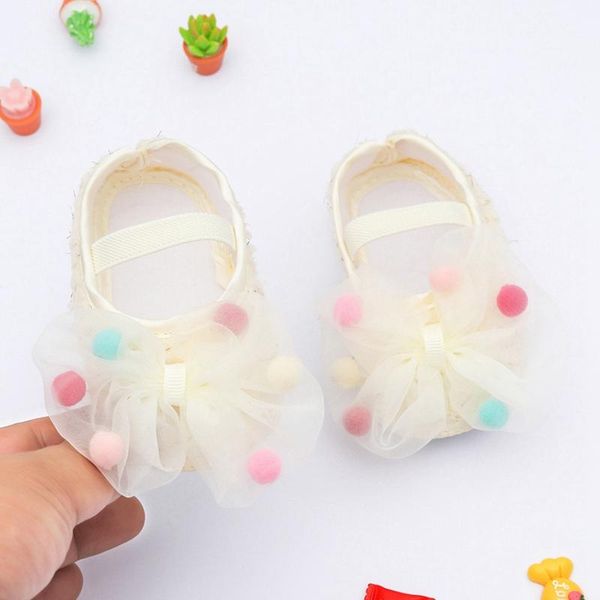 

2021 autumn baby girl sweet princess shoes bowknot leisure crib shoes newborn soft sole toddler