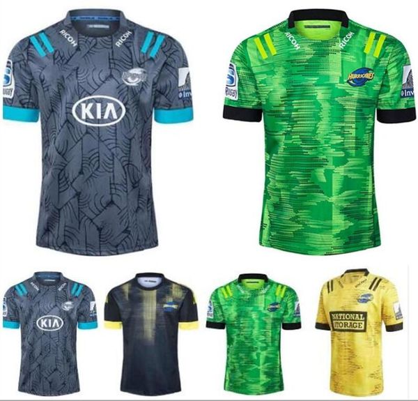 

2021 super rugby jersey zealand blues hurricanes crusaders highlanders chiefss jerseys shirts quality, Black;gray