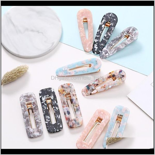 

ins women girls vintage leopard geometric acetate clips headwear barrettes hairpins headband fashion accessories 5zypa pins ywqrm, Black;brown