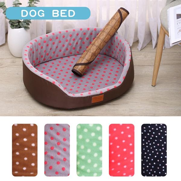 

kennels & pens dog bed soft sofa kennel comfortable sleeping beds puppy breathable durable blanket cushion for small medium dogs pet supplie
