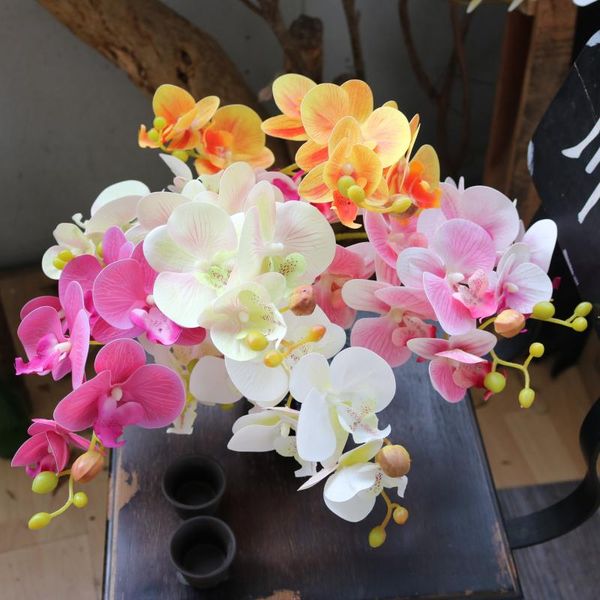 

Decorative Flowers & Wreaths 3D Printing Butterflylan Emulator Orchid Home Wedding Decoration Pography Props