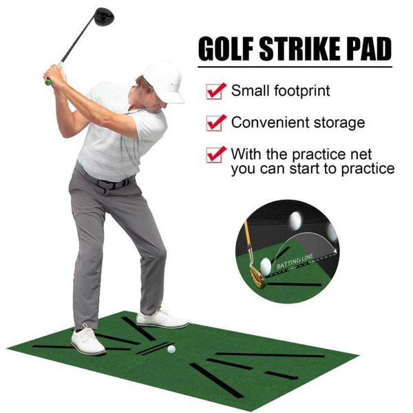 

office mini swing detection batting golf training mat practice aid game cushion aids