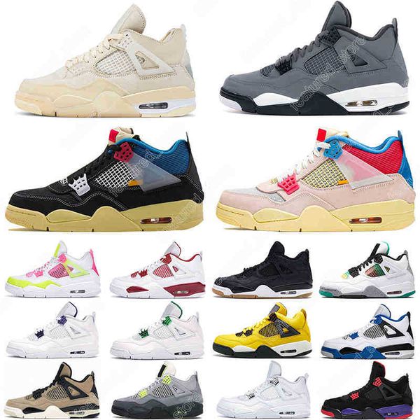 

7-13 wholesale 4s desert moss basketball shoes for men women 4 university blue #50 taupe haze bred sail court purple mens trainers sport